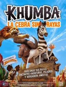 Khumba, la cebra sin rayas poster 2