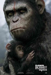 el planeta de los simios confrontacion poster
