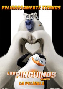 los pinguinos de madagascar poster