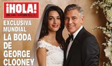 Revista ¡Hola! publicará en exclusiva fotos de la boda de George Clooney